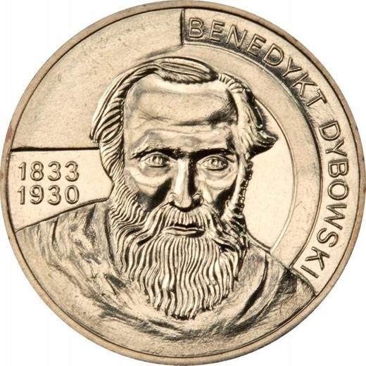 Реверс монеты - 2 злотых 2010 года MW "Бенедикт Дыбовский" - цена  монеты - Польша, III Республика после деноминации