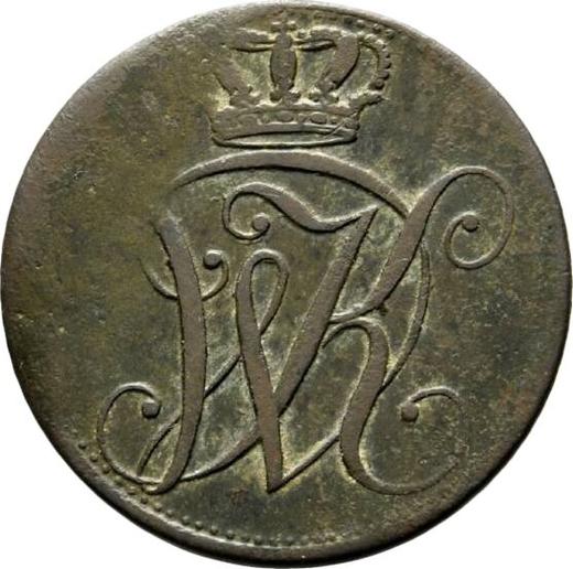 Awers monety - 4 heller 1817 - cena  monety - Hesja-Kassel, Wilhelm I