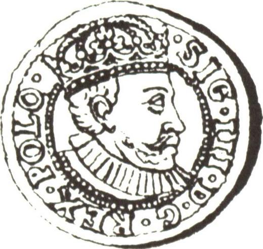 Аверс монеты - Дукат 1589 года "Тип 1588-1590" - цена золотой монеты - Польша, Сигизмунд III Ваза