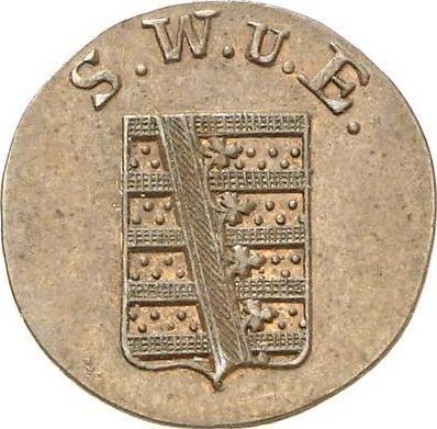 Аверс монеты - Геллер 1813 года - цена  монеты - Саксен-Веймар-Эйзенах, Карл Август