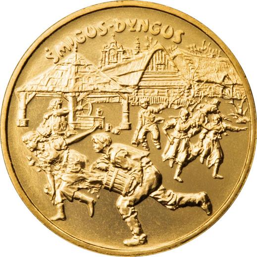 Rewers monety - 2 złote 2003 MW "Śmigus-Dyngus" - cena  monety - Polska, III RP po denominacji
