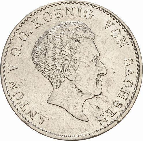Awers monety - 2/3 talara 1829 S - cena srebrnej monety - Saksonia-Albertyna, Antoni