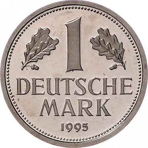 Аверс монеты - 1 марка 1995 года J - цена  монеты - Германия, ФРГ