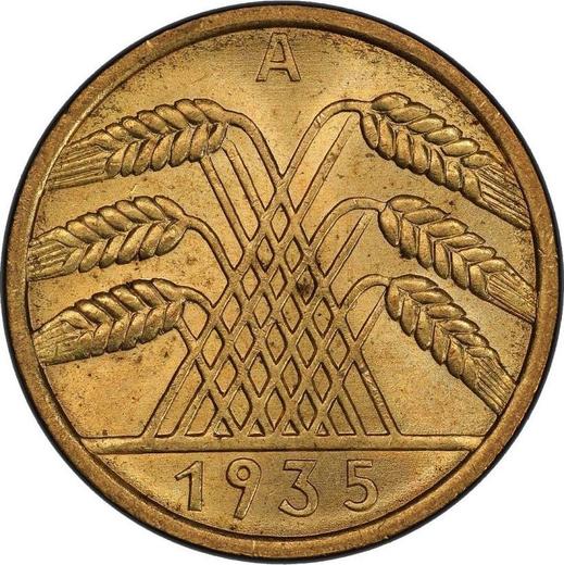 Reverse 10 Reichspfennig 1935 A -  Coin Value - Germany, Weimar Republic