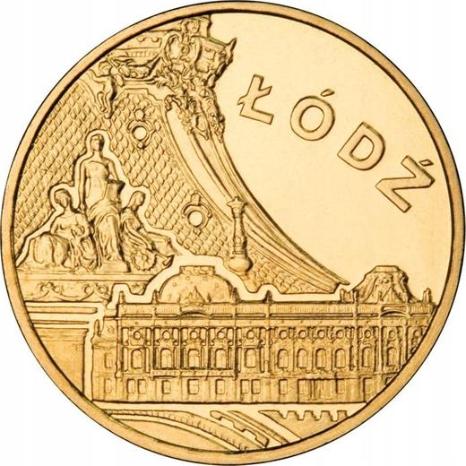 Реверс монеты - 2 злотых 2011 года MW ET "Лодзь" - цена  монеты - Польша, III Республика после деноминации