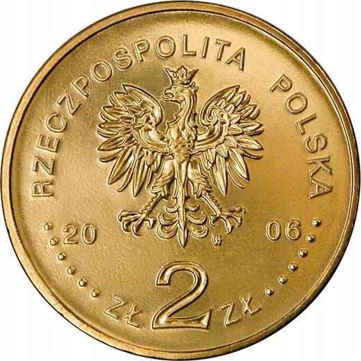 Аверс монеты - 2 злотых 2006 года MW NR "500 лет провозглашения статута Яна Лаского" - цена  монеты - Польша, III Республика после деноминации