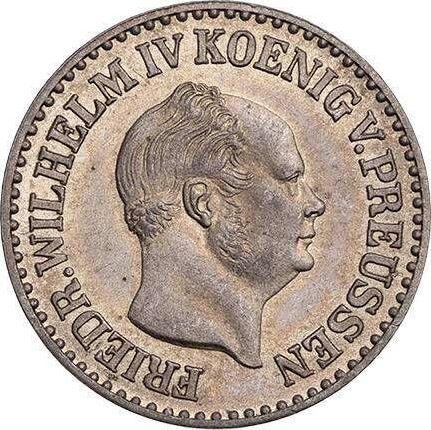 Аверс монеты - 1 серебряный грош 1859 года A - цена серебряной монеты - Пруссия, Фридрих Вильгельм IV