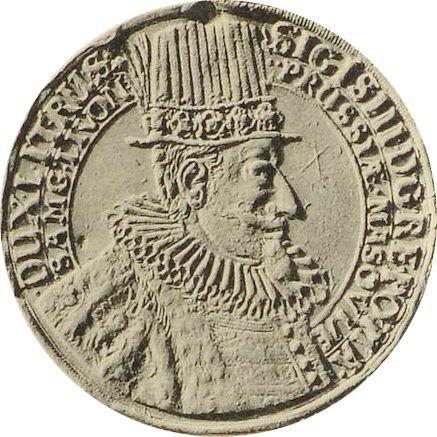 Аверс монеты - Талер без года (1587-1632) "Тип 1587-1588" - цена серебряной монеты - Польша, Сигизмунд III Ваза