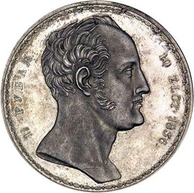 Avers 1-1/2 Rubel - 10 Zlotych 1836 "Familienmünze" Ohne Signatur des Medailleurs Neuprägung - Silbermünze Wert - Rußland, Nikolaus I