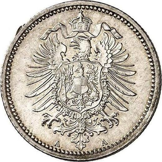 Rewers monety - 20 fenigów 1873 A "Typ 1873-1877" - cena srebrnej monety - Niemcy, Cesarstwo Niemieckie