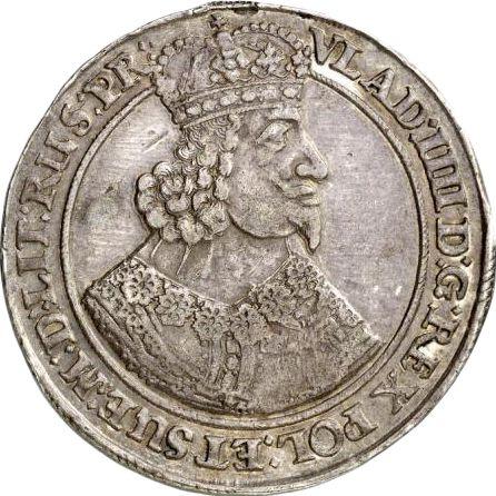 Аверс монеты - Талер 1648 года GR "Гданьск" - цена серебряной монеты - Польша, Владислав IV