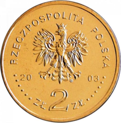 Аверс монеты - 2 злотых 2003 года MW ET "Станислав I Лещинский" - цена  монеты - Польша, III Республика после деноминации