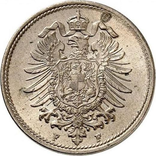 Rewers monety - 10 fenigów 1888 F "Typ 1873-1889" - cena  monety - Niemcy, Cesarstwo Niemieckie