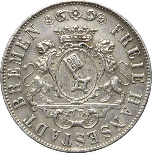 Аверс монеты - 36 гротенов 1840 года - цена серебряной монеты - Бремен, Вольный ганзейский город