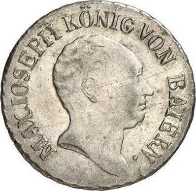 Awers monety - 6 krajcarów 1818 - cena srebrnej monety - Bawaria, Maksymilian I