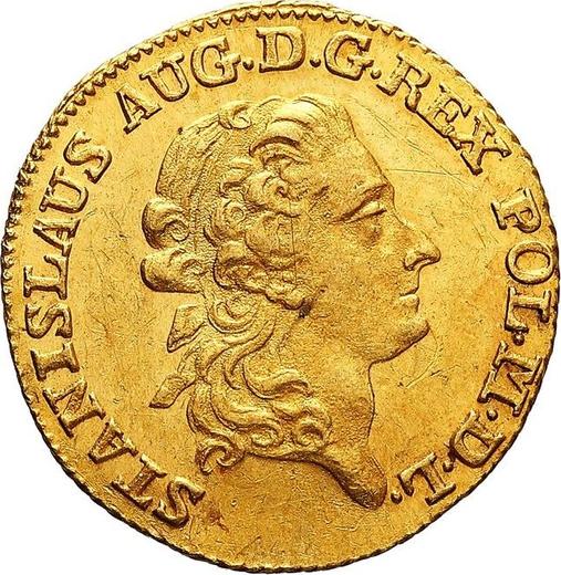 Awers monety - Dukat 1793 MV - cena złotej monety - Polska, Stanisław II August
