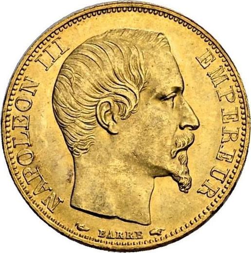 Obverse 20 Francs 1854 A "Type 1853-1860" Paris - France, Napoleon III