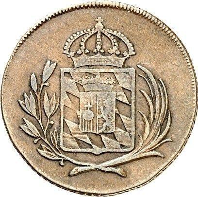Anverso 1 Kreuzer 1806 - valor de la moneda  - Baviera, Maximilian I
