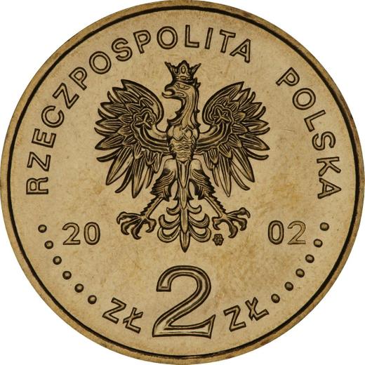 Аверс монеты - 2 злотых 2002 года MW ET "Август II Сильный" - цена  монеты - Польша, III Республика после деноминации