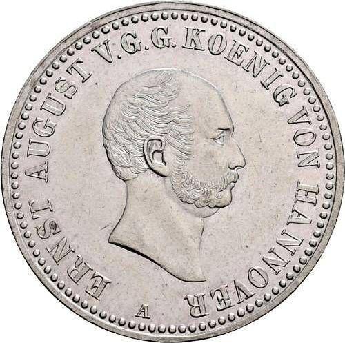 Аверс монеты - Талер 1838 года A - цена серебряной монеты - Ганновер, Эрнст Август