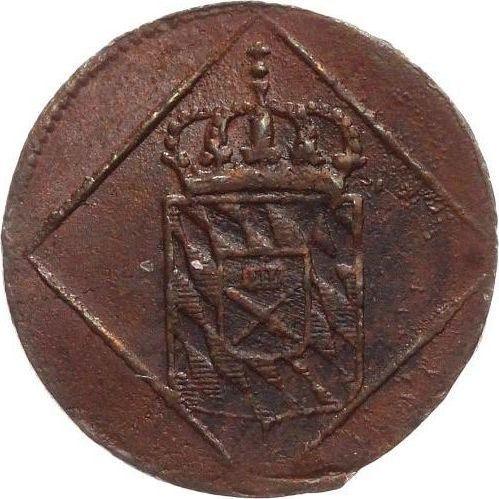 Anverso Heller 1816 - valor de la moneda  - Baviera, Maximilian I