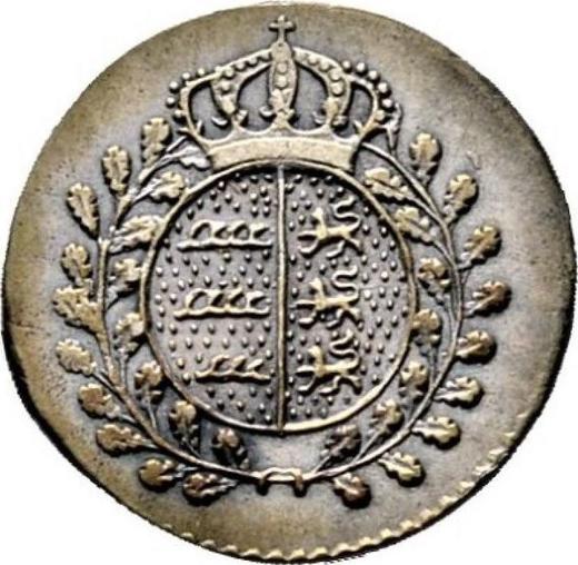 Anverso Medio kreuzer 1833 "Tipo 1824-1837" - valor de la moneda de plata - Wurtemberg, Guillermo I