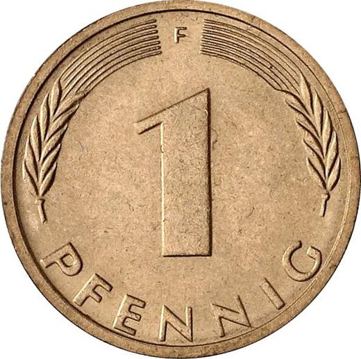 Аверс монеты - 1 пфенниг 1975 года F - цена  монеты - Германия, ФРГ