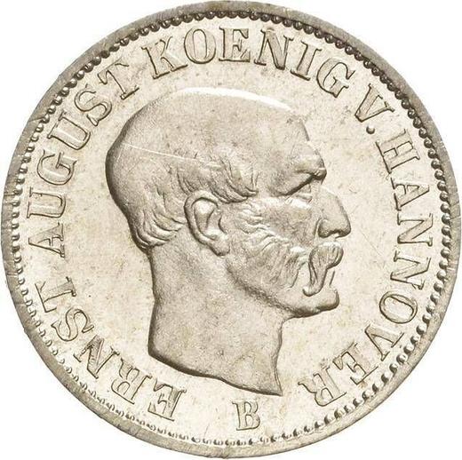 Awers monety - 1/12 Thaler 1849 B - cena srebrnej monety - Hanower, Ernest August I