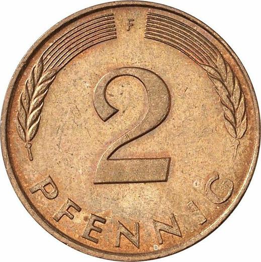 Anverso 2 Pfennige 1994 F - valor de la moneda  - Alemania, RFA