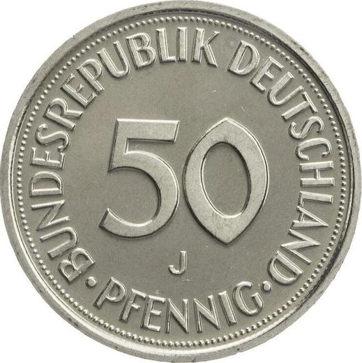 Anverso 50 Pfennige 1997 J - valor de la moneda  - Alemania, RFA