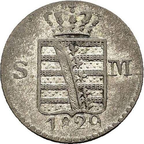 Аверс монеты - 3 крейцера 1829 года - цена серебряной монеты - Саксен-Мейнинген, Бернгард II