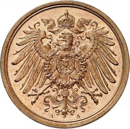 Reverso 2 Pfennige 1904 A "Tipo 1904-1916" - valor de la moneda  - Alemania, Imperio alemán