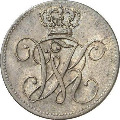 Anverso 2 Heller 1833 - valor de la moneda  - Hesse-Cassel, Guillermo II
