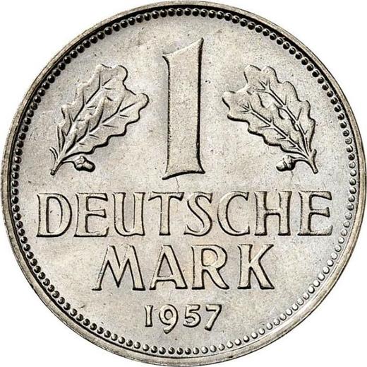 Obverse 1 Mark 1957 G -  Coin Value - Germany, FRG