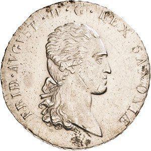 Аверс монеты - Талер 1817 года I.G.S. "Тип 1806-1817" - цена серебряной монеты - Саксония-Альбертина, Фридрих Август I