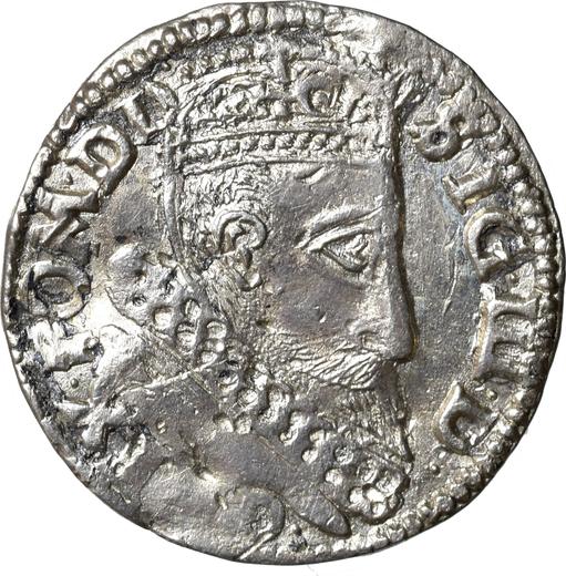 Awers monety - Trojak 1599 IF L "Mennica lubelska" - cena srebrnej monety - Polska, Zygmunt III