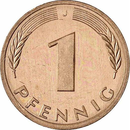 Аверс монеты - 1 пфенниг 1978 года J - цена  монеты - Германия, ФРГ