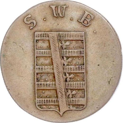 Awers monety - 4 fenigi 1826 - cena  monety - Saksonia-Weimar-Eisenach, Karol August