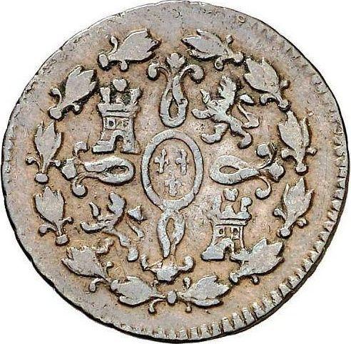 Rewers monety - 2 maravedis 1794 - cena  monety - Hiszpania, Karol IV