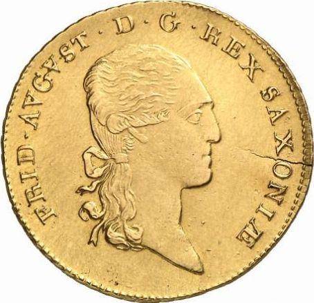 Anverso 10 táleros 1811 S.G.H. - valor de la moneda de oro - Sajonia, Federico Augusto I