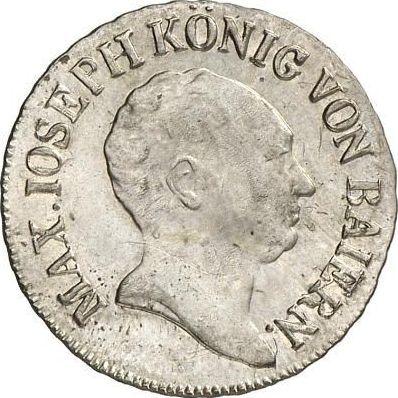 Аверс монеты - 6 крейцеров 1817 года - цена серебряной монеты - Бавария, Максимилиан I