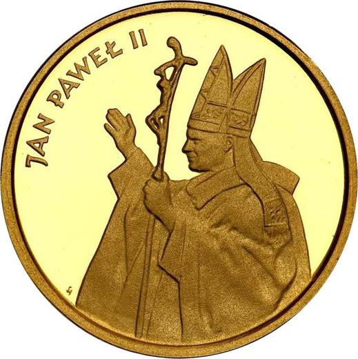Rewers monety - 2000 złotych 1987 MW SW "Jan Paweł II" Złoto - cena złotej monety - Polska, PRL
