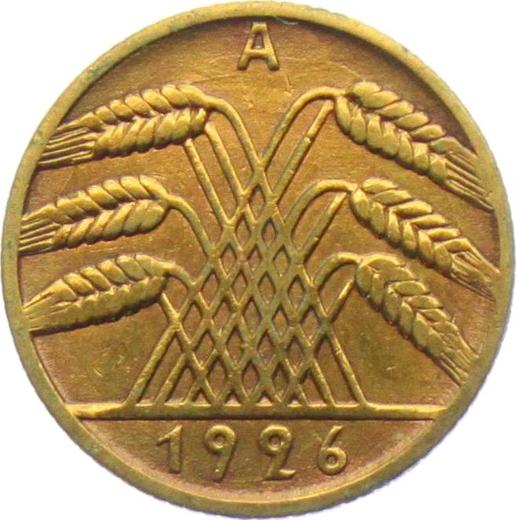 Reverso 10 Reichspfennigs 1926 A - valor de la moneda  - Alemania, República de Weimar