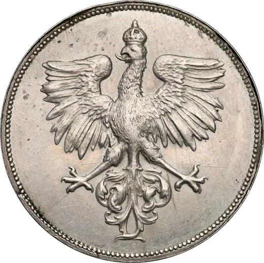 Anverso Pruebas 50 groszy 1919 Águila pequeña - valor de la moneda  - Polonia, Segunda República