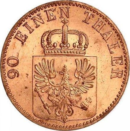Аверс монеты - 4 пфеннига 1865 года A - цена  монеты - Пруссия, Вильгельм I