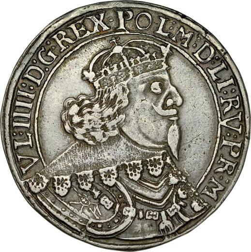 Anverso Medio tálero 1642 GG "Tipo 1640-1647" - valor de la moneda de plata - Polonia, Vladislao IV