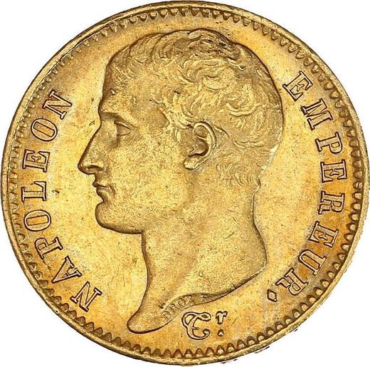 Awers monety - 20 franków 1807 A "Typ 1806-1807" Paryż - Francja, Napoleon I