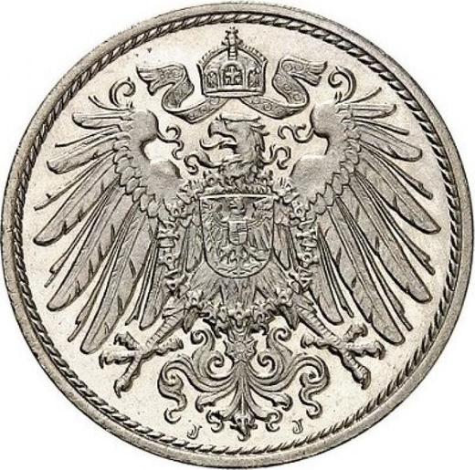 Реверс монеты - 10 пфеннигов 1911 года J "Тип 1890-1916" - цена  монеты - Германия, Германская Империя