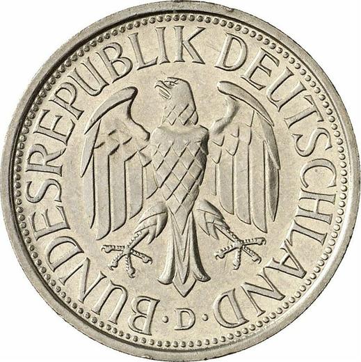 Rewers monety - 1 marka 1979 D - cena  monety - Niemcy, RFN