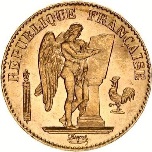 Аверс монеты - 20 франков 1894 года A "Тип 1871-1898" Париж - цена золотой монеты - Франция, Третья республика